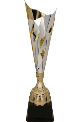 Puchar metalowy srebrno-złoty DALIA 3137
