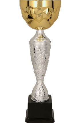 Puchar metalowy złoto-srebrny GEDRYT 4186