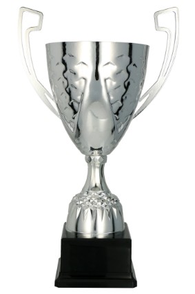 Puchar metalowy srebrny FALKOS 4195