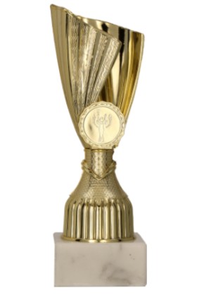 Puchar plastikowy złoty ZORA 9220