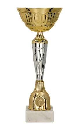 Puchar metalowy złoto – srebrny 9256