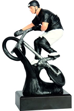 Figurka odlewana – rowerzysta – BMX