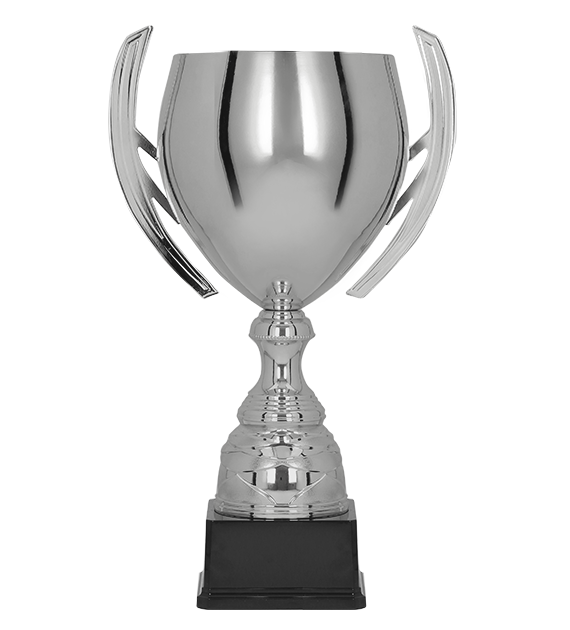 Puchar metalowy srebrny - BATIKAS