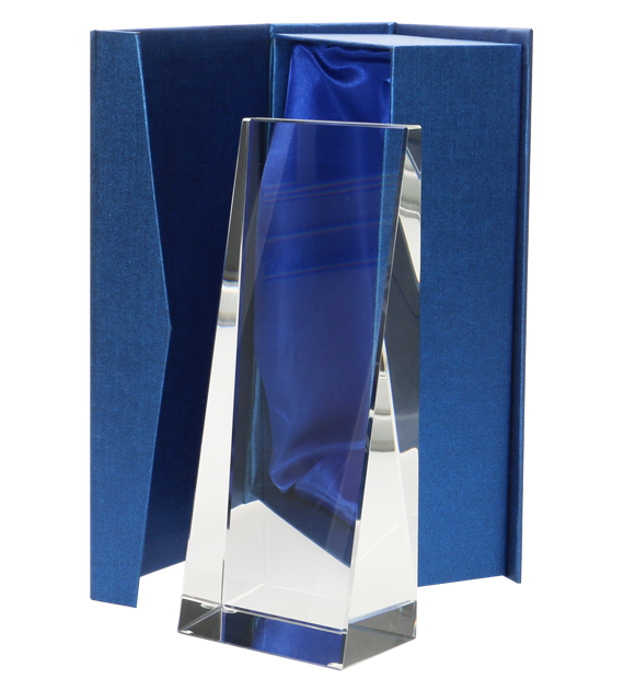 Trofeum szklane z etui