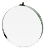 Medal szklany w etui - 70 mm grawerem