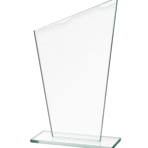 Trofeum szklanie z nadrukiem kolorowym LuxorJet - grawerowanie i wypełnienie farbą