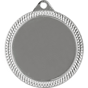 Medal srebrny ogólny z miejscem na emblemat 25 mm - medal stalowy