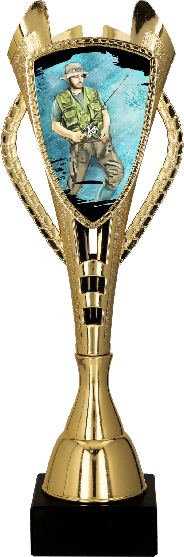 Puchar plastikowy złoty - WĘDKARZ