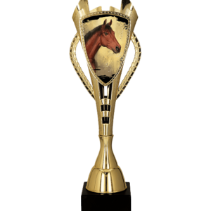 Puchar plastikowy złoty - JEŹDZIECTWO