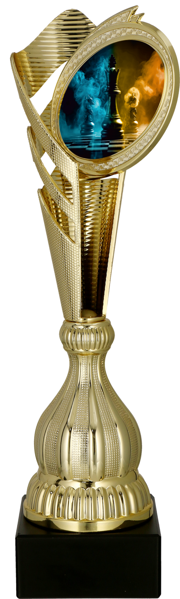 Puchar plastikowy złoty - SZACHY