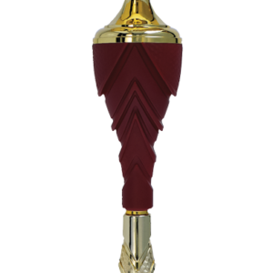 Puchar metalowy złoto-burgundowy