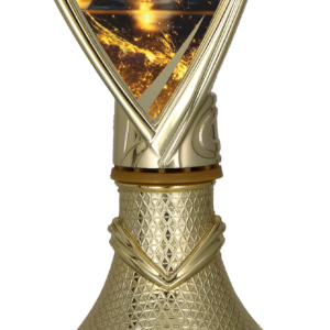 Puchar plastikowy złoty - SZACHY