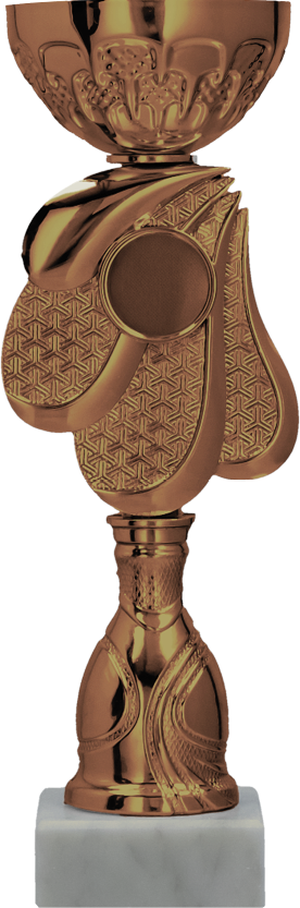 Puchar metalowy brązowy (emblemat 25mm)