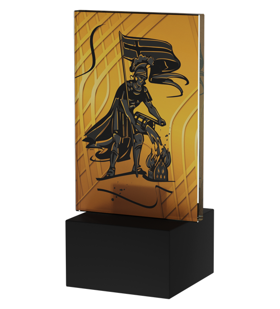 Trofeum Mini-Line Amber - STRAŻ POŻARNA ŚW. FLORIAN