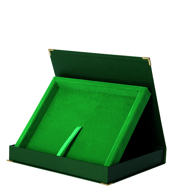 BTY1608_GN Etui poziome w kolorze zielonym - na deskę 200x150