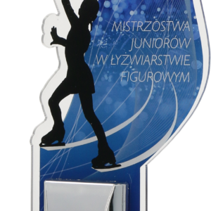 CPX_CUS Trofeum z plexy 3mm na podwyższeniu - INDYWIDUALNE