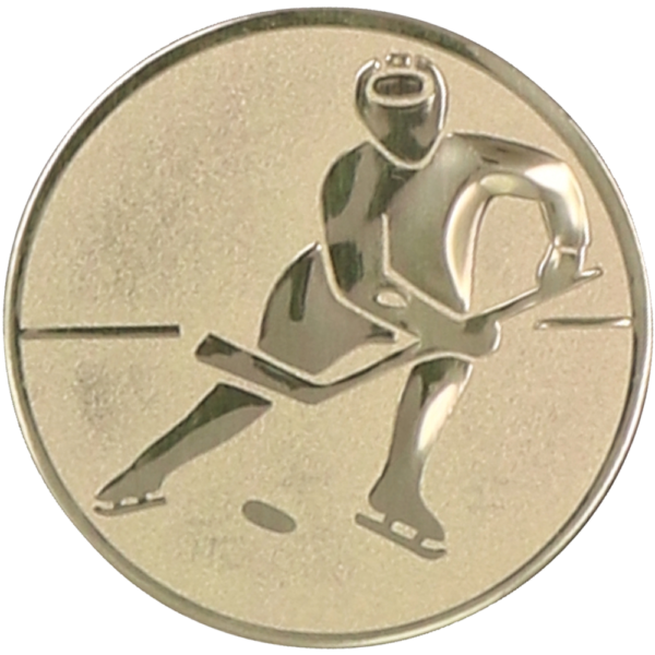 Wklejka aluminiowa - hokeista