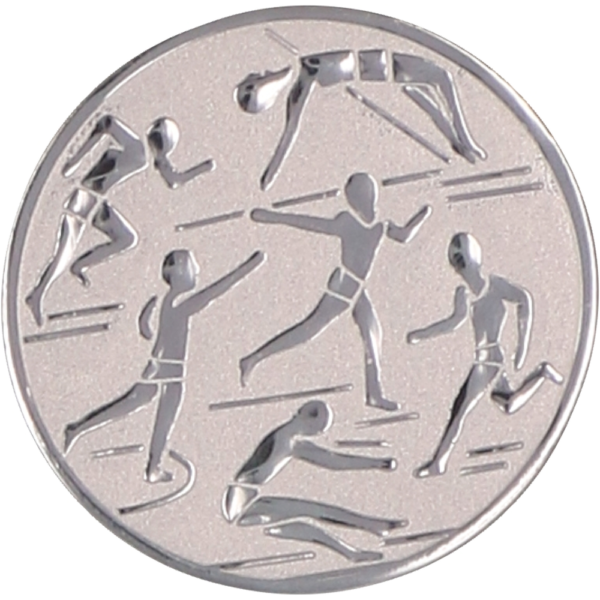Wklejka aluminiowa srebrna - lekkoatletyka