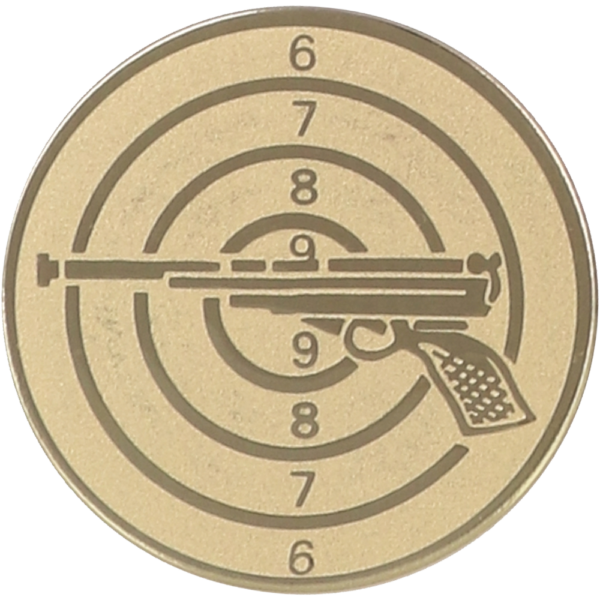 Wklejka aluminiowa - broń krótka