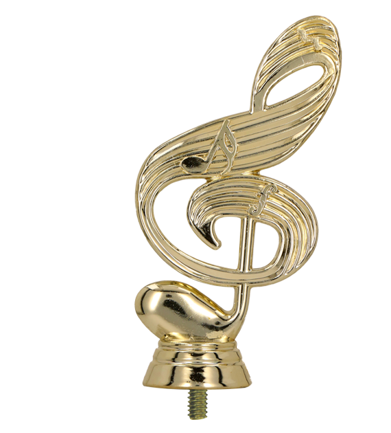 Figurka plastikowa muzyka - nutka