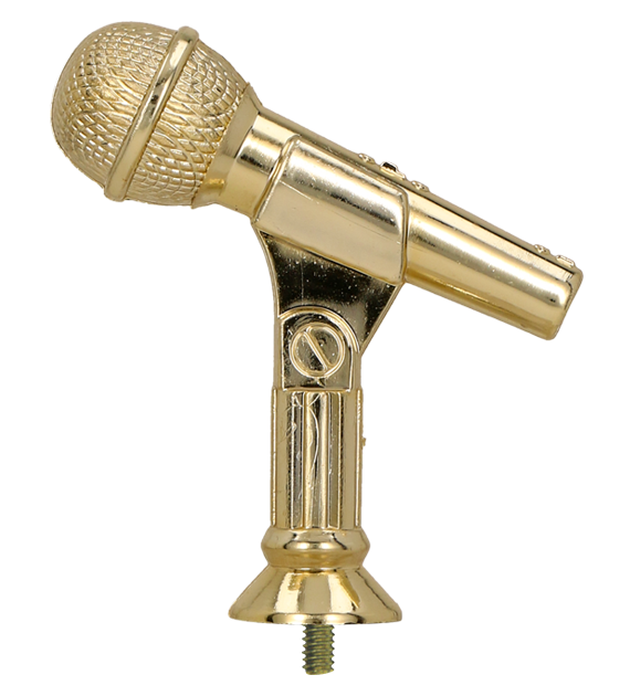 Figurka plastikowa - mikrofon