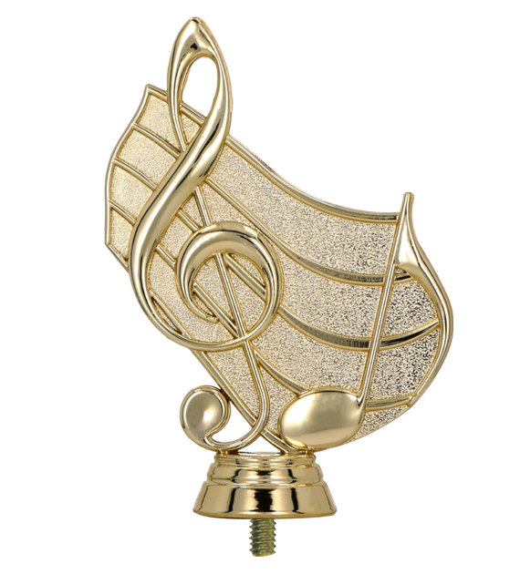 Figurka plastikowa muzyka - nutka