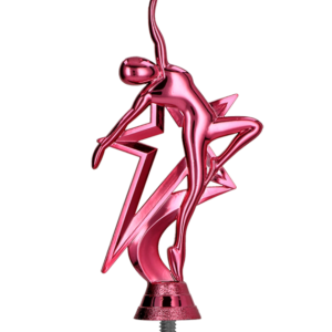 Figurka plastikowa - Różowa - Taniec
