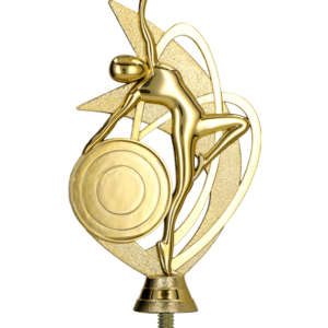 Figurka plastikowa - Złota  - Taniec