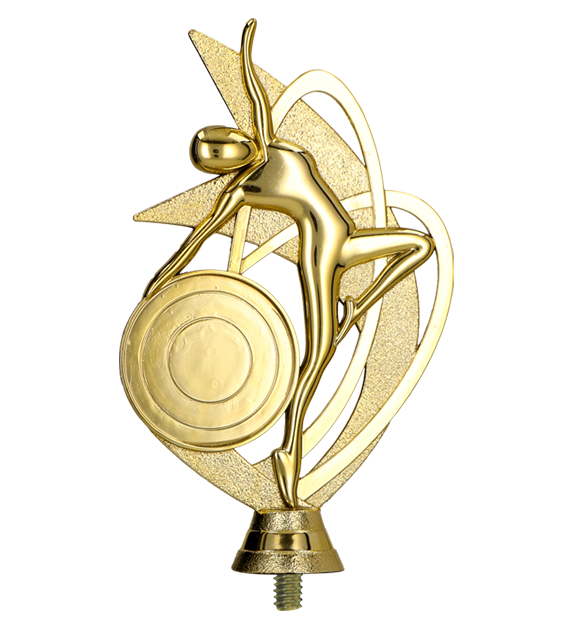 Figurka plastikowa - Złota  - Taniec