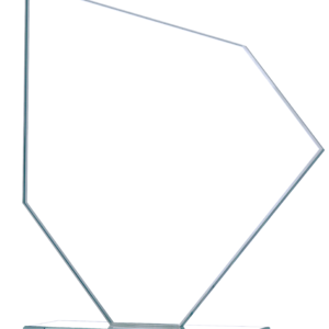 Trofeum szklane z nadrukiem kolorowym LuxorJet