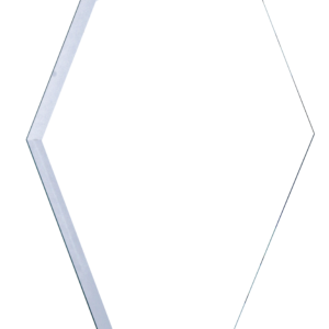 Trofeum szklane z nadrukiem kolorowym LuxorJet