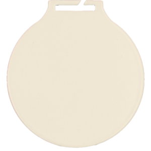 Medal stalowy - Biały