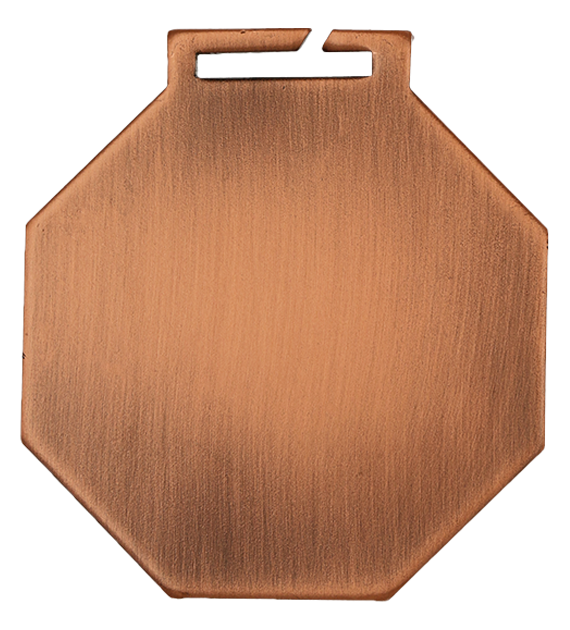 Medal stalowy z kolorową personalizacją Q - Standard