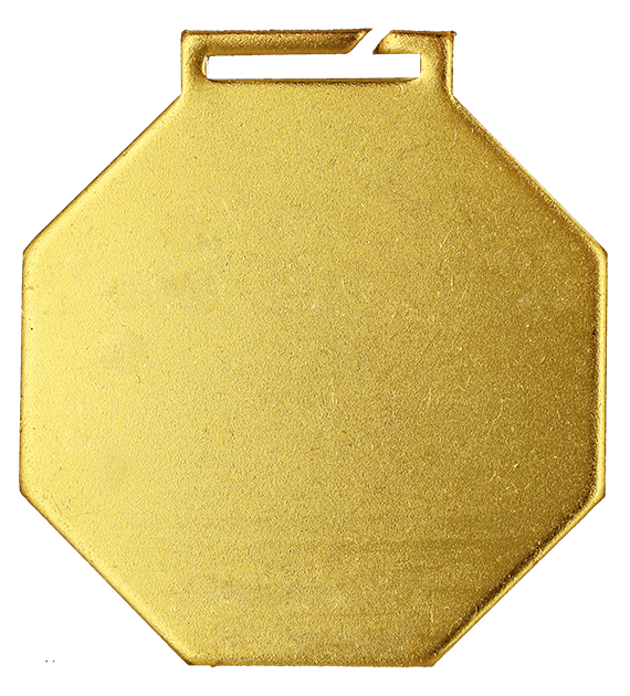 MC6003_AG Medal stalowy z kolorową personalizacją Q - Standard