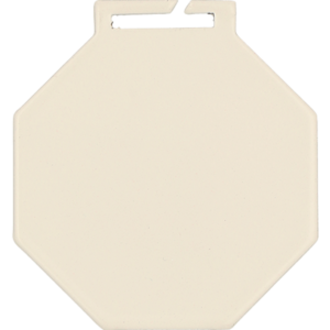 Medal stalowy - Biały