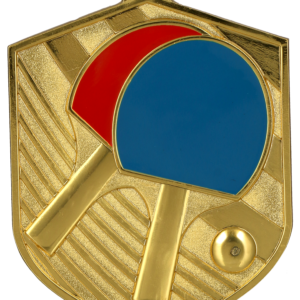 Medal odlewany złoty – tenis stołowy - grawerowany laserem- RMI