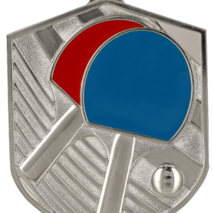Medal odlewany srebrny – tenis stołowy