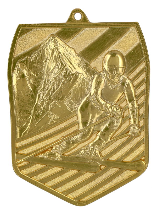 Medal odlewany złoty – zjazd narciarski