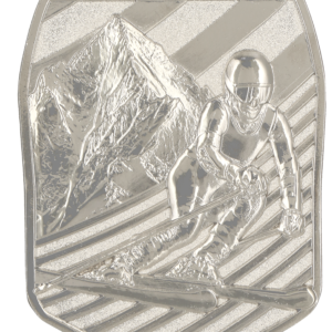 Medal odlewany srebrny – zjazd narciarski
