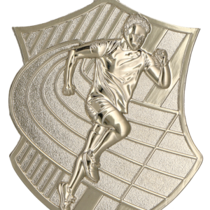 Medal odlewany srebrny – grawer na laminacie