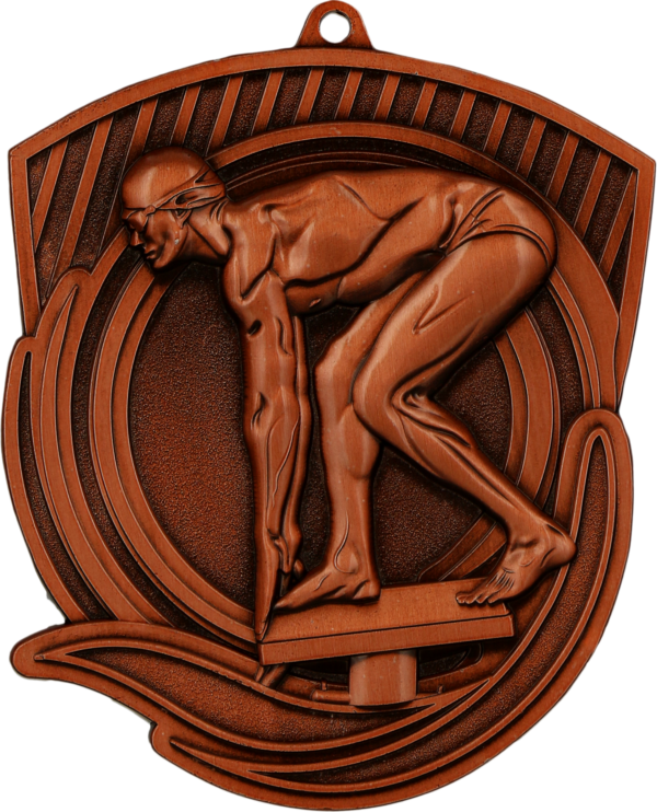 Medal odlewany brązowy – pływanie