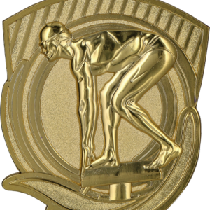 Medal odlewany złoty – pływanie