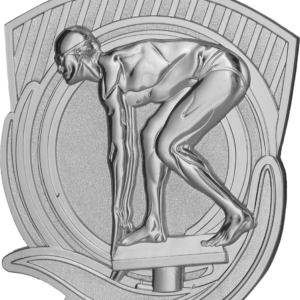 Medal odlewany srebrny – grawer na laminacie