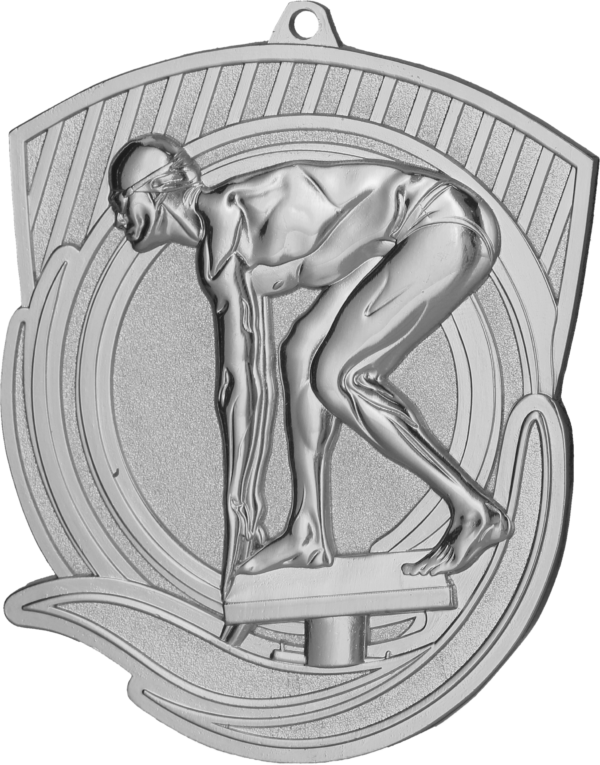 Medal odlewany srebrny – grawer na laminacie