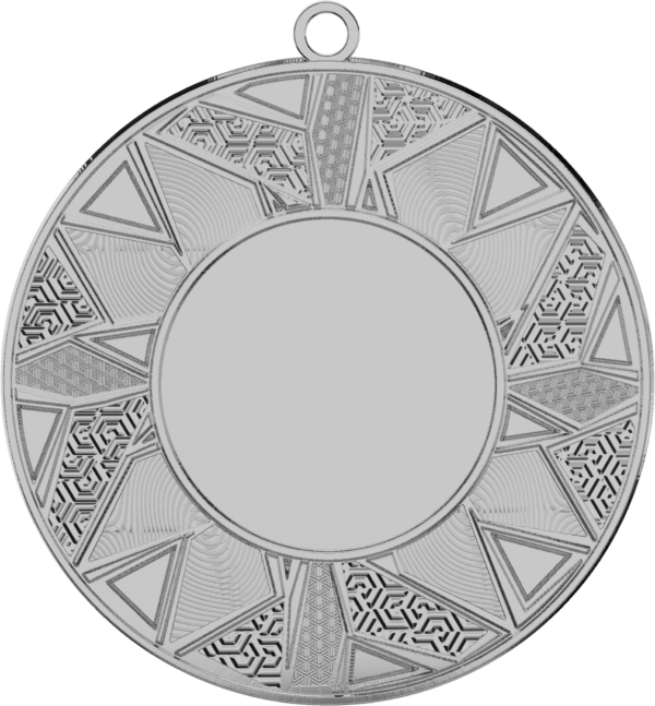 Medal srebrny ogólny z miejscem na emblemat 25mm - z nadrukiem kolorowym LuxorJet