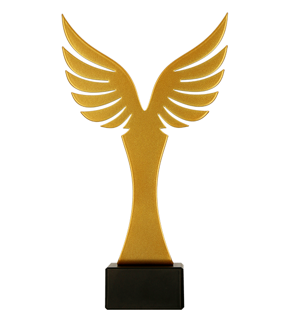 Trofeum metalowe z marmurową podstawą - Zwycięstwo 2