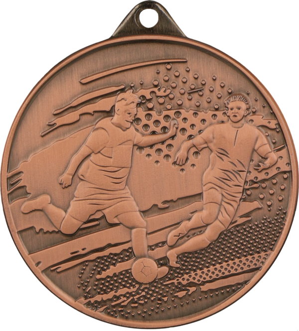 Medal brązowy - piłka nożna - medal stalowy