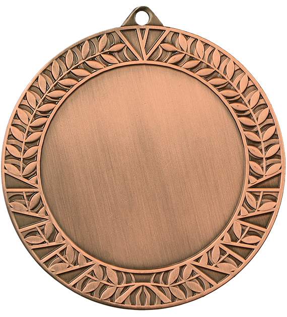MMC1332_B Medal metalowy z grawerowaniem na laminacie