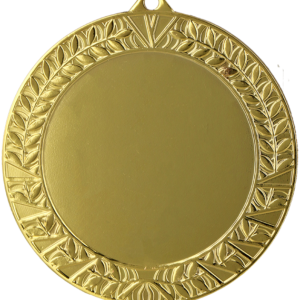 Medal metalowy z grawerowaniem na laminacie