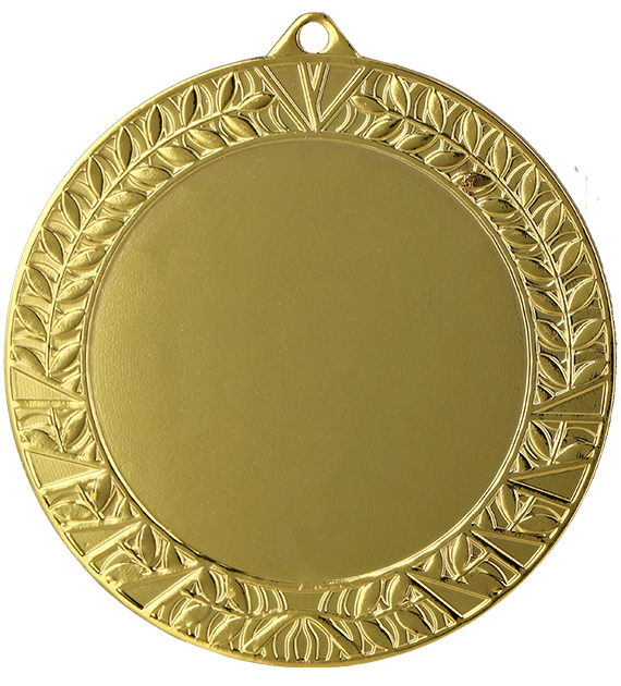 MMC1332_G Medal metalowy z grawerowaniem na laminacie